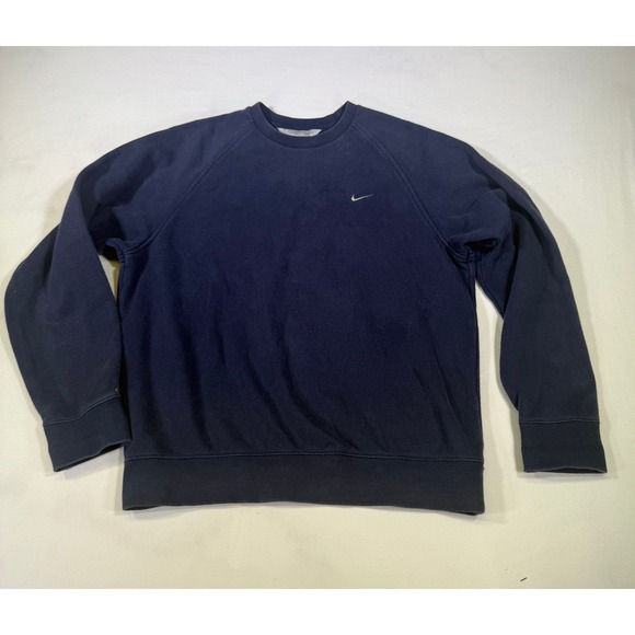 Vintage Nike Sweatshirt Mens Medium Crew Neck Embroidered Swoosh Long Sleeve - Picture 1 of 7